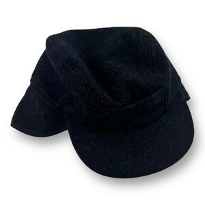 Filson Garment Virgin‎ Wool Trapper Hat Charcoal Men's Size XS/Small